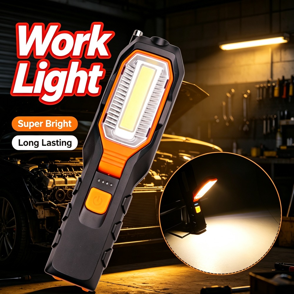 Outdoor Lighting Landscape - New LED Work Light Built‑in Battery