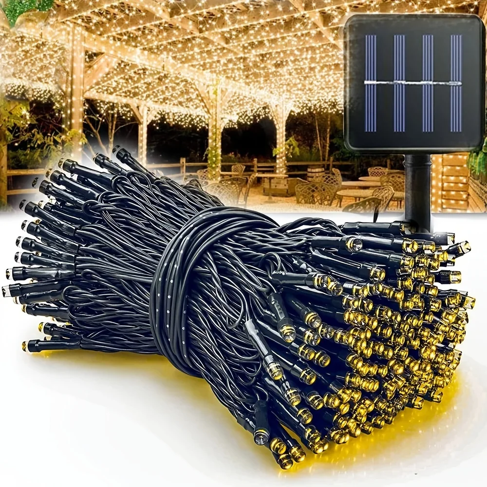 Outdoor Lighting Led Fixtures - Solar Powered Outdoor String Lights 100