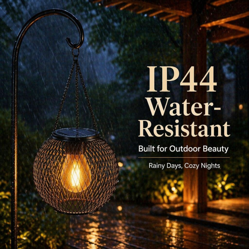 Solar Powered LED Hanging Floo - Outdoor Lighting For Backyard review and price
