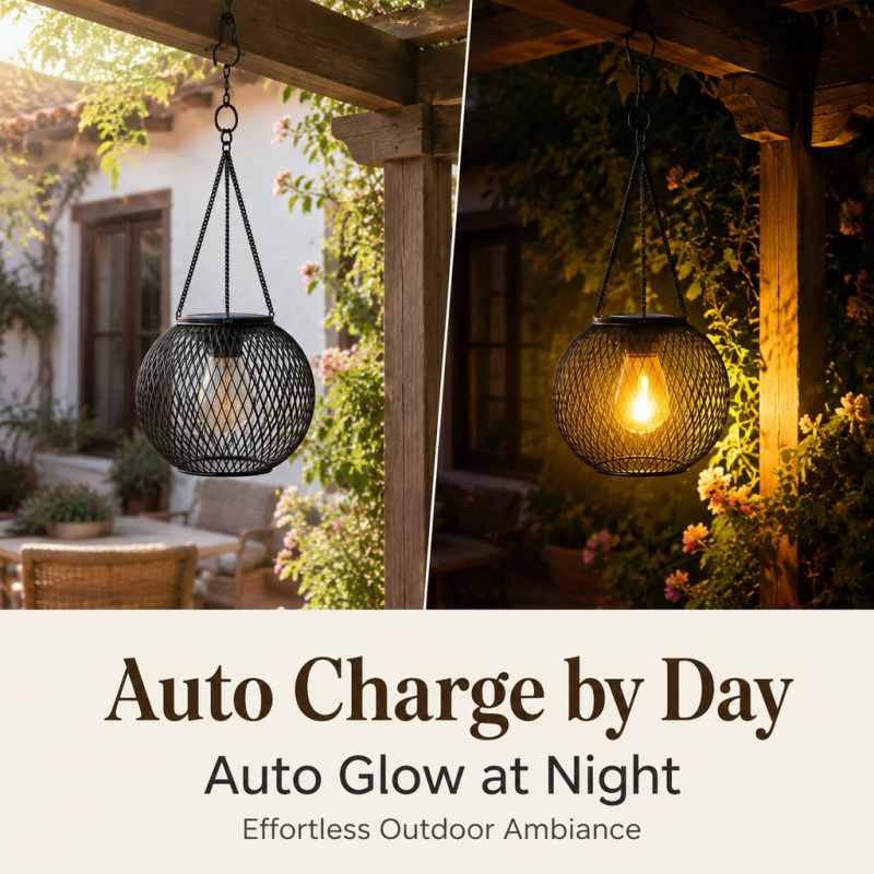 Solar Powered LED Hanging Floo - Outdoor Lighting For Backyard review and price