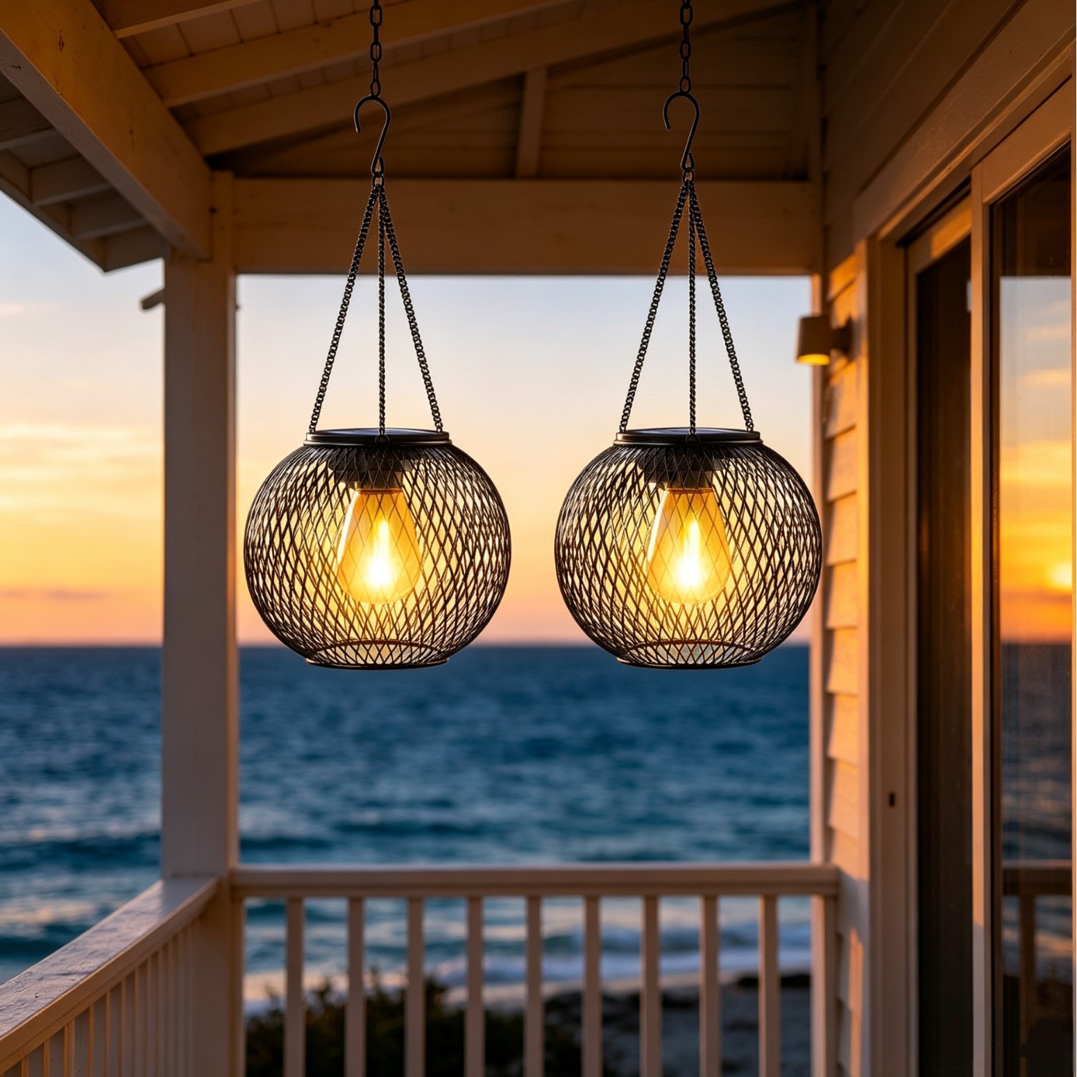 Solar Powered LED Hanging Floo - Outdoor Lighting For Backyard review and price