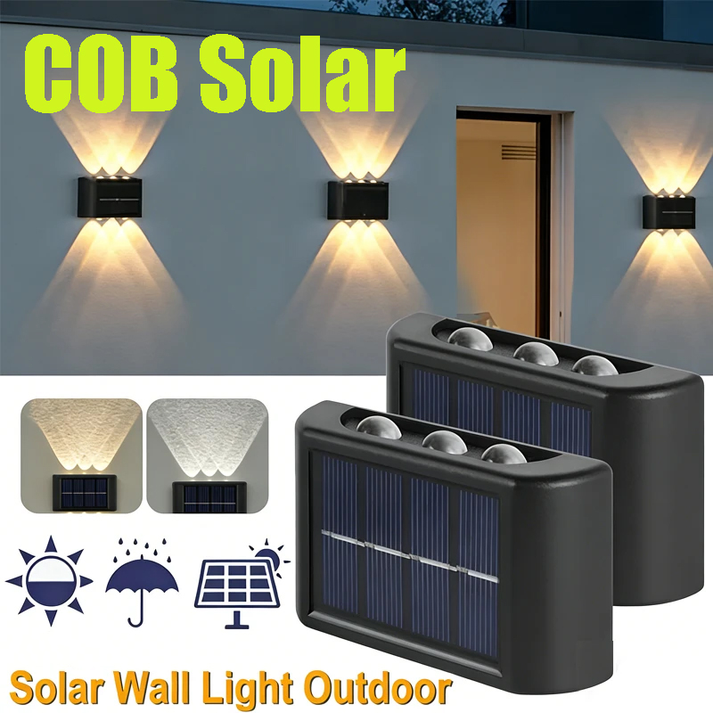 COB Solar Wall Lamp Outdoor Wa - Outdoor Lighting Landscape review and price