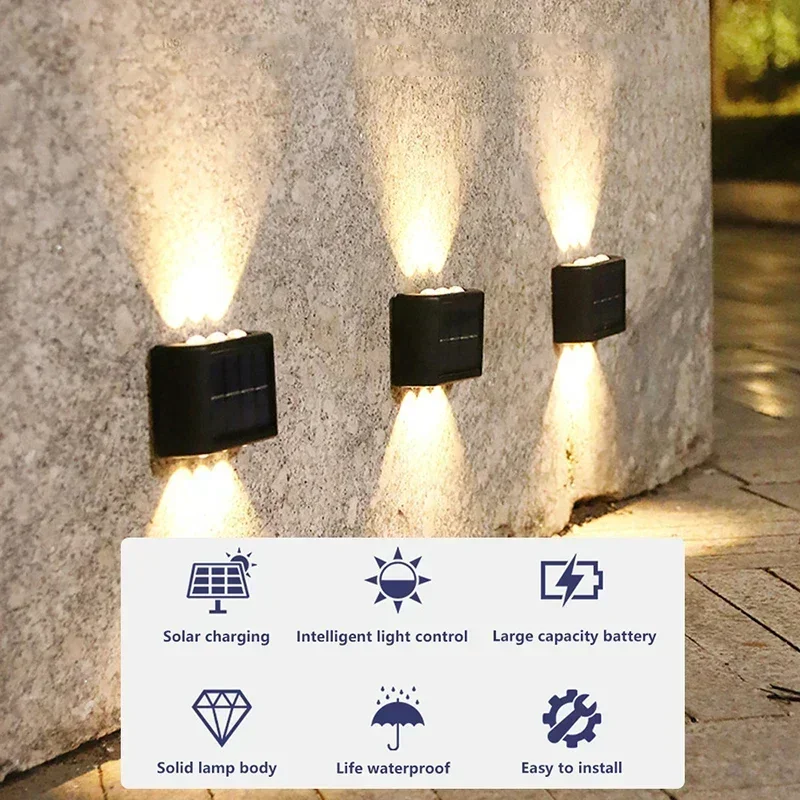 COB Solar Wall Lamp Outdoor Wa - Outdoor Lighting Landscape review and price