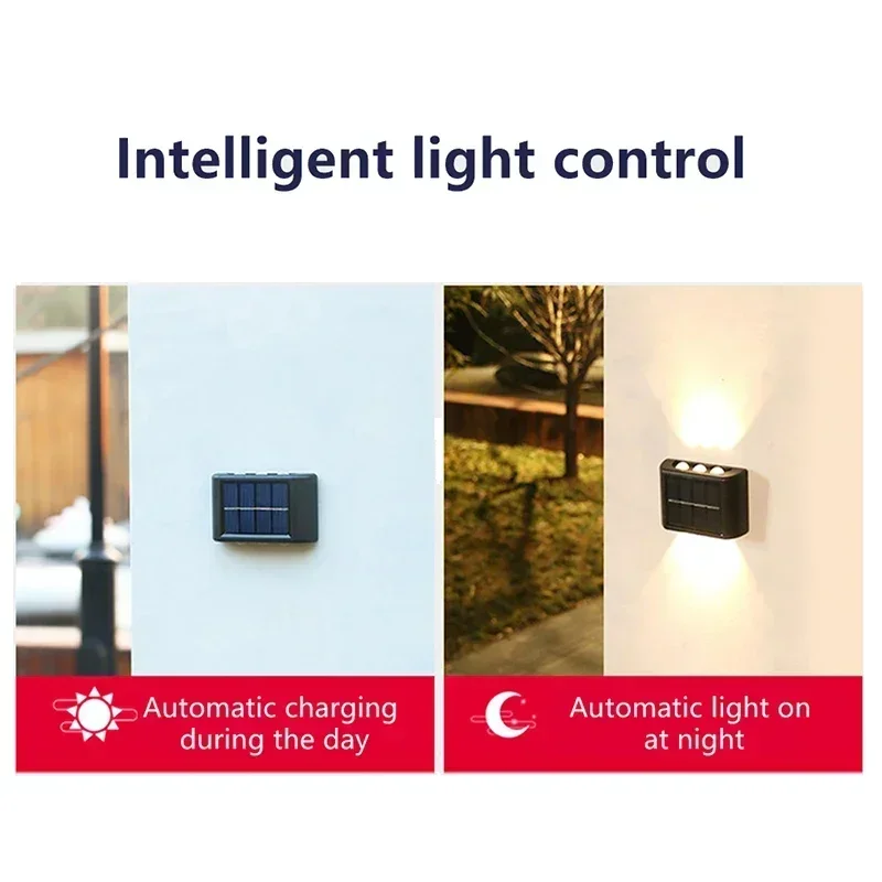 COB Solar Wall Lamp Outdoor Wa - Outdoor Lighting Landscape review and price