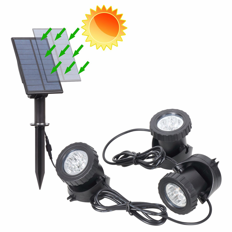 Waterproof Solar Powered Under - Pond Light Submersible review and price