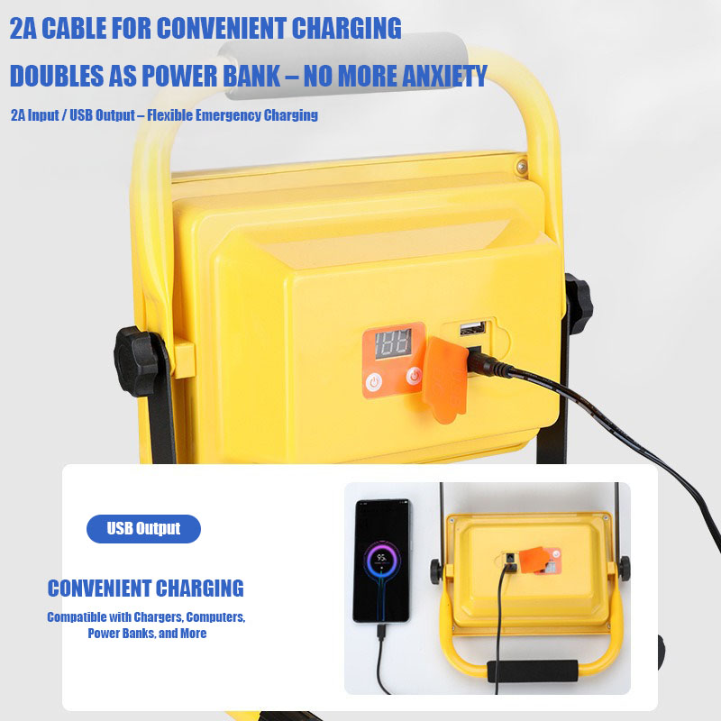VOLODYMYR LED Rechargeable Por - Led Flood Light review and price