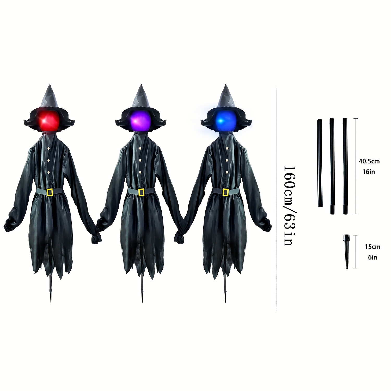 Halloween Witch Decorations Ou - Outdoor Lighting Yard Stakes review and price