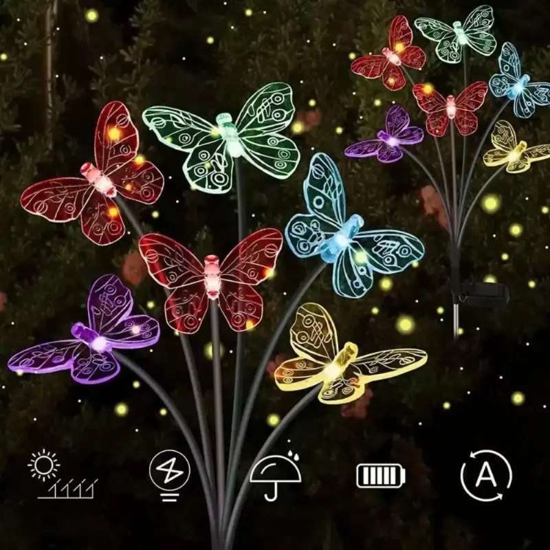 Solar Powered Butterfly Lights - Outdoor Lighting Solar review and price