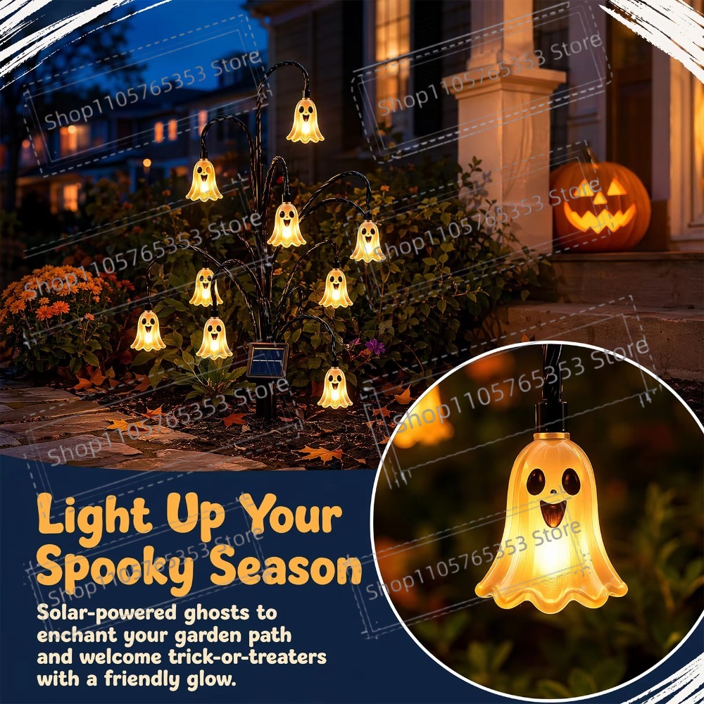 Halloween Solar Lantern Outdoo - Outdoor Lighting Yard Stakes review and price