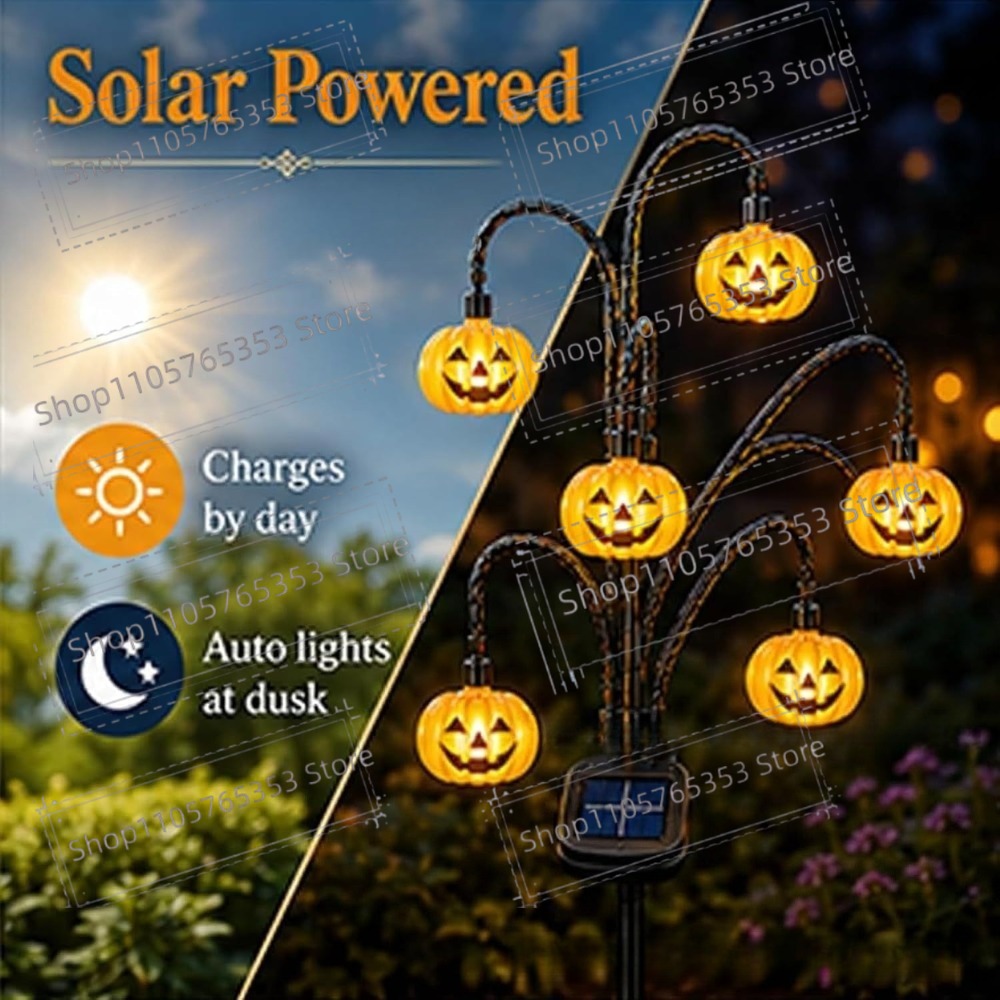 Halloween Solar Lantern Outdoo - Outdoor Lighting Yard Stakes review and price