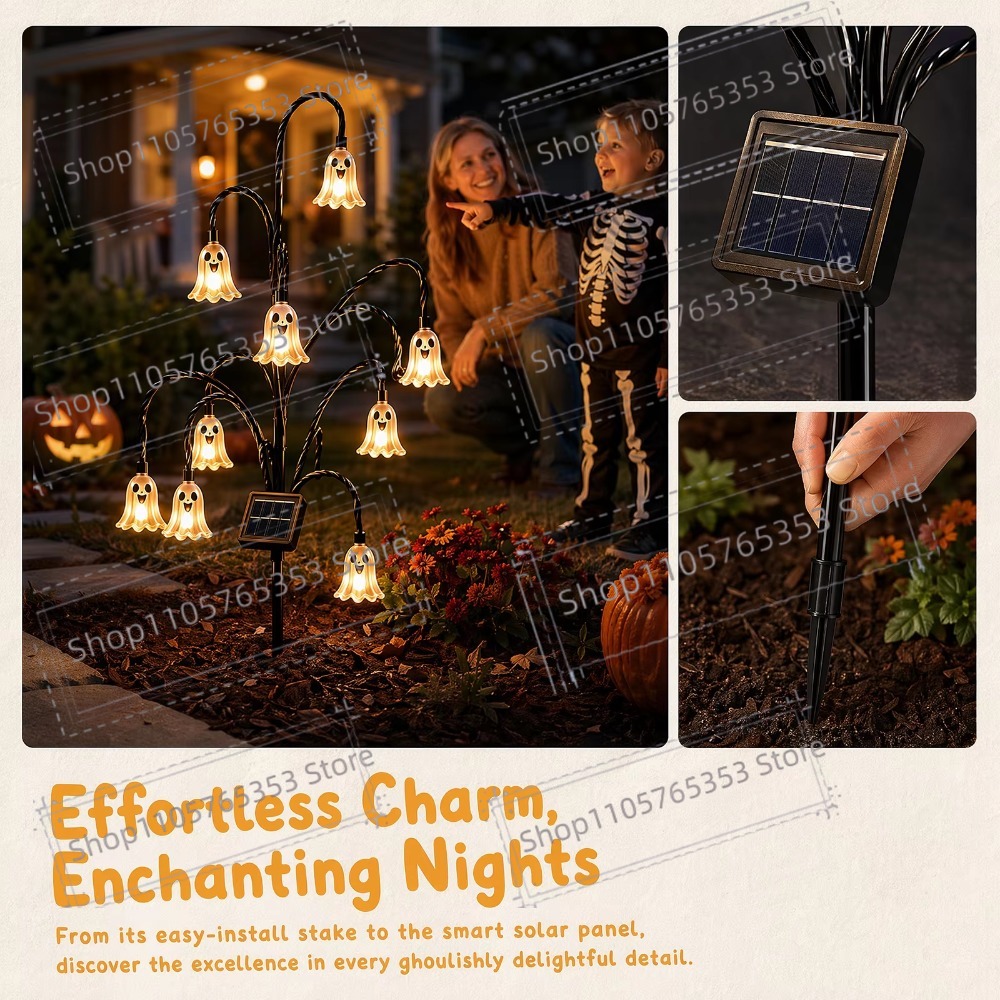 Halloween Solar Lantern Outdoo - Outdoor Lighting Yard Stakes review and price
