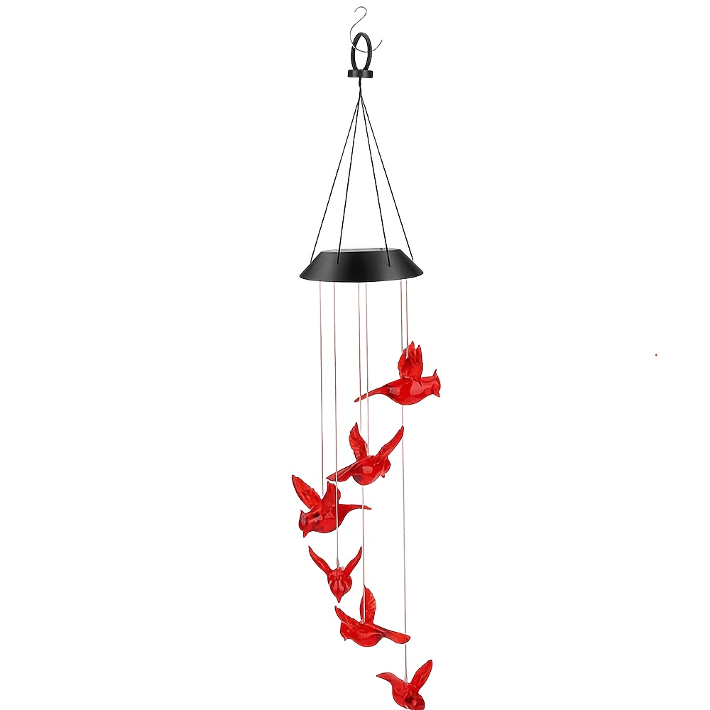 Solar-Powered Flaming Bird Win - Outdoor Lighting Solar review and price